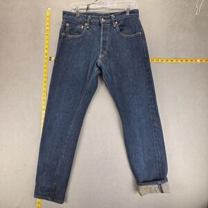 ONI Jeans Mens Blue Selvedge Made‎ in Japan Button Fly ONI-902ZR Fits 30x29